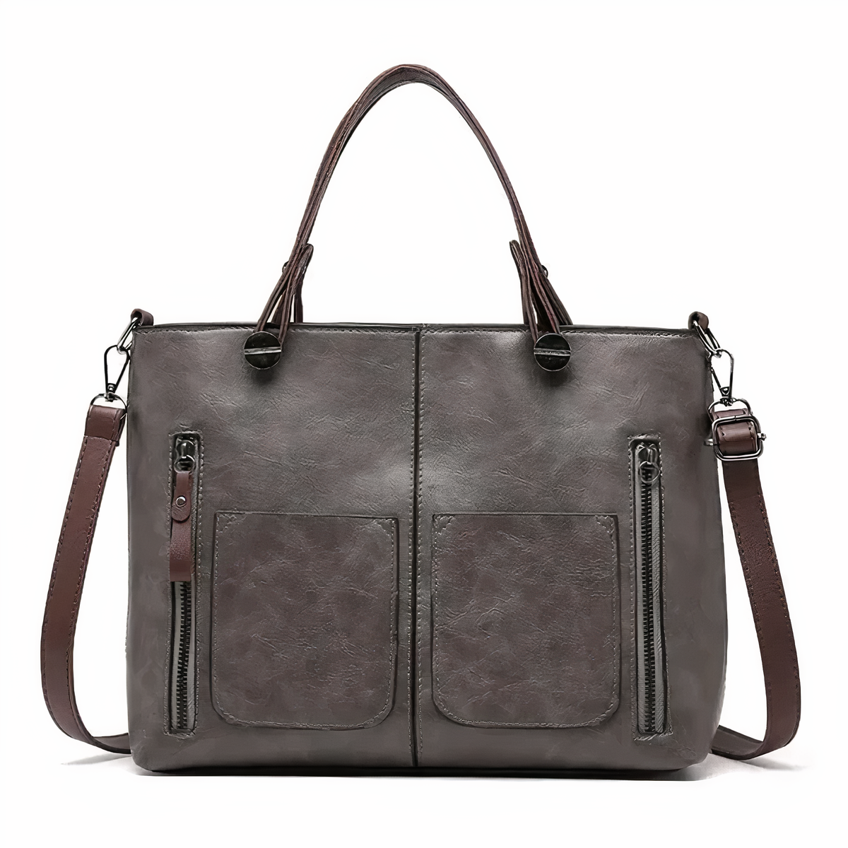 Nancy - Bolso de Mano con Bolsillos Frontales