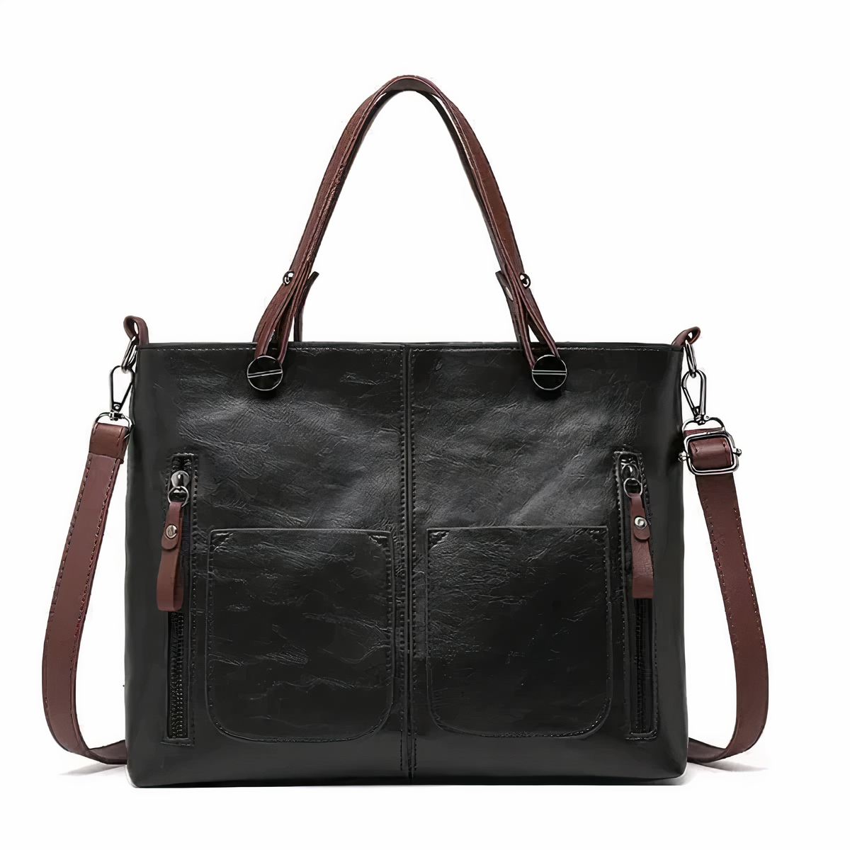 Nancy - Bolso de Mano con Bolsillos Frontales